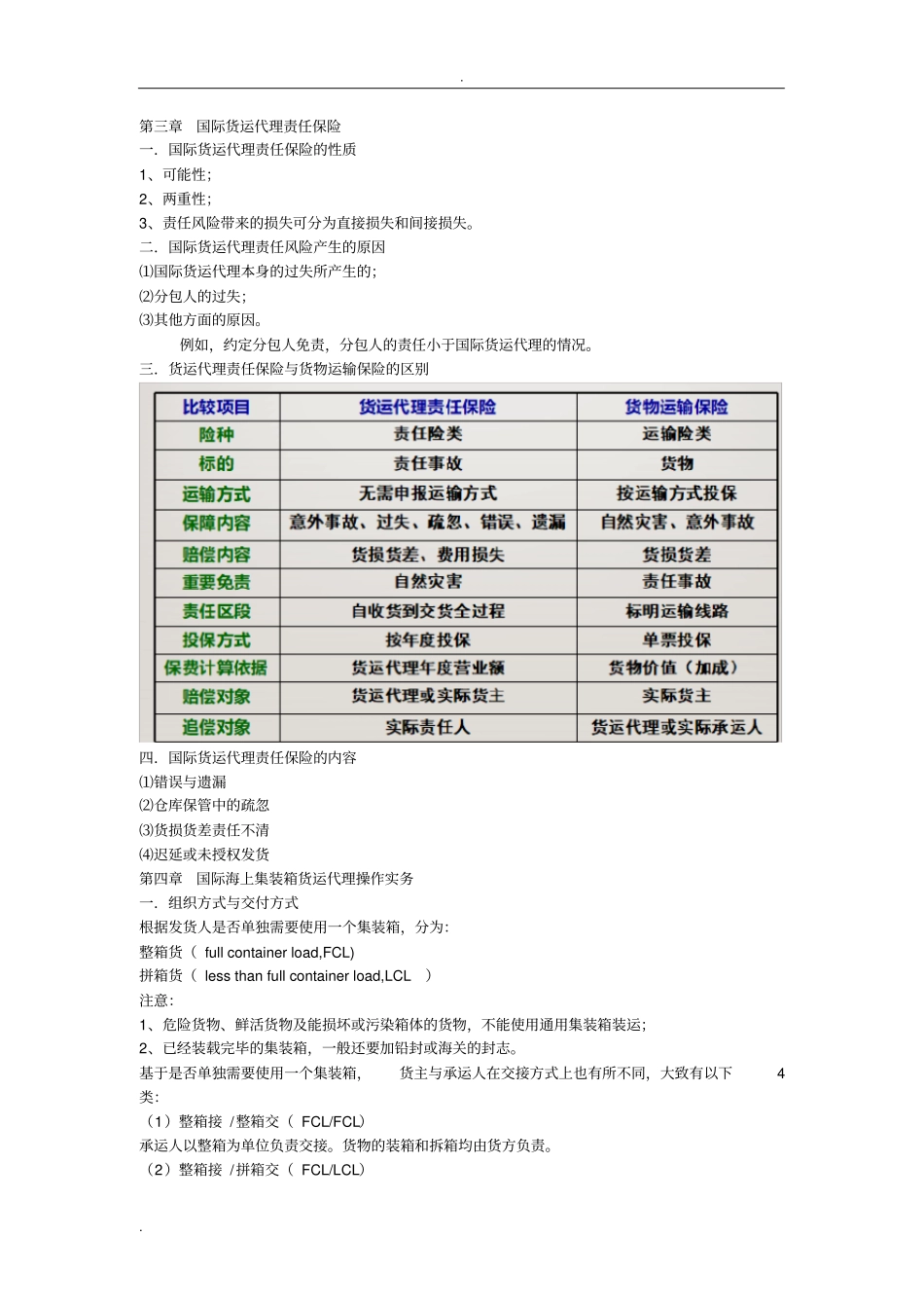 (完整版)国际货运代理知识点_第3页