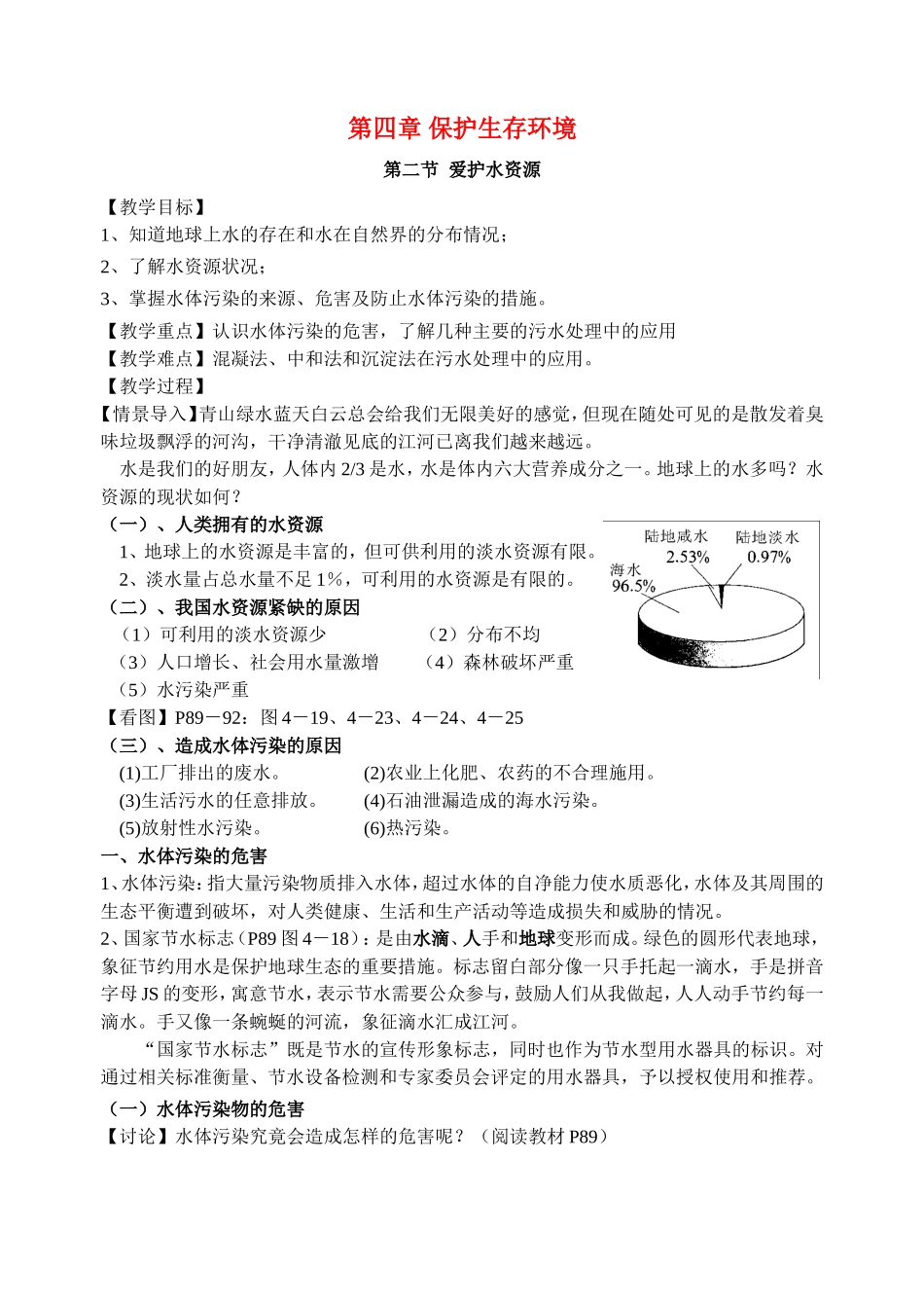 第四章保护生存环境（第二节）_第1页