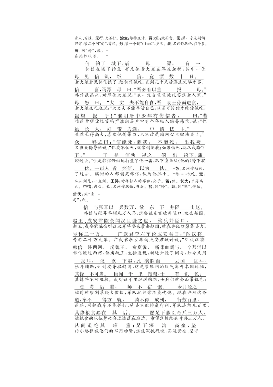 高中语文 专题六 第19课 淮阴侯列传讲义 苏教版选修《史记》选读-苏教版高二选修语文教案_第2页