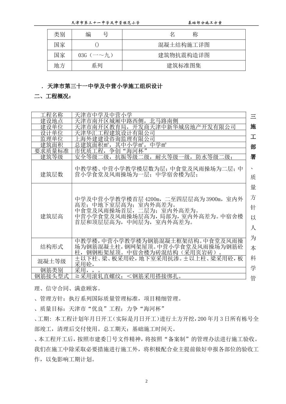 三十一中基础施工组织(DOC27页)_第2页