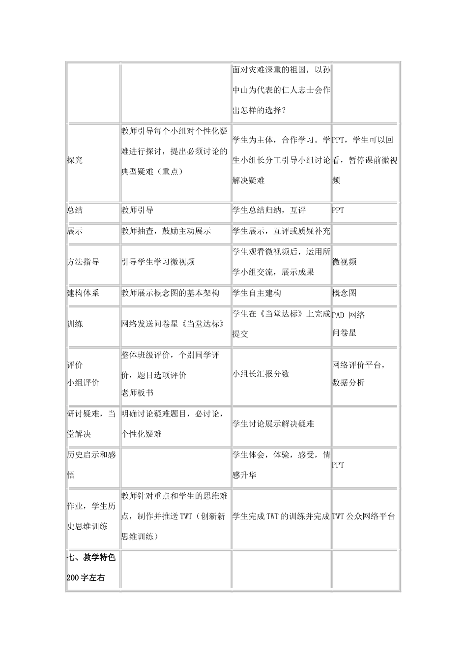 高中历史 第15课 辛亥革命教案49 岳麓版必修1-岳麓版高一必修1历史教案_第3页