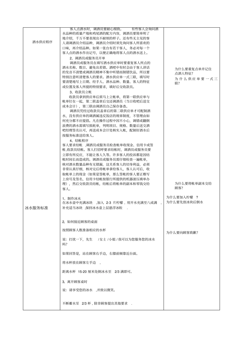 吧台服务流程及标准_第3页