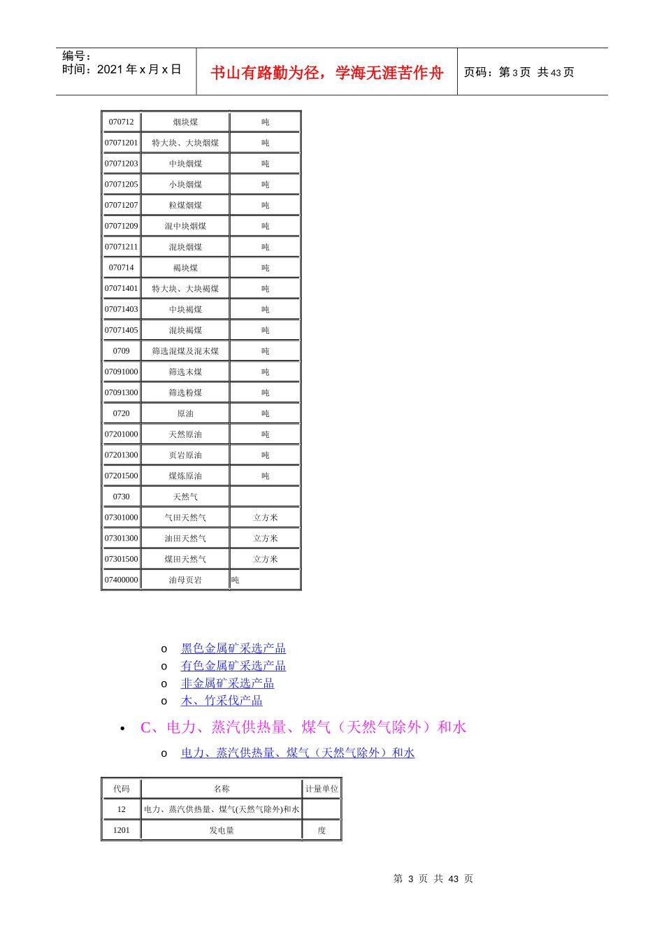 《全国工农业产品(商品、物资)分类与代码》国家标准_第3页