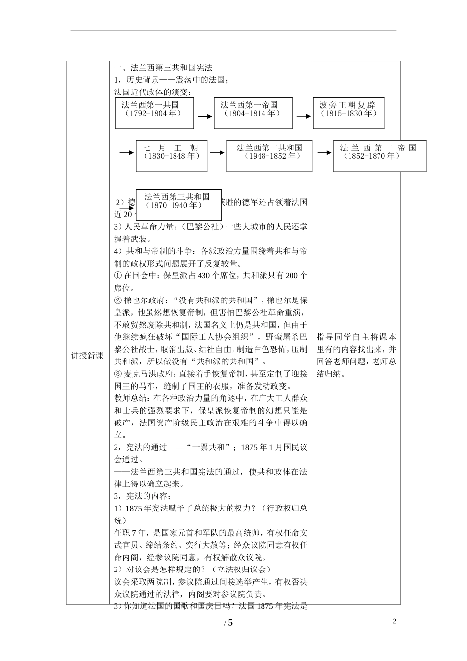 高中历史 专题七 近代西方民主政治的确立与发展第2节《民主政治的扩展》基础讲解教案1 人民版必修1_第2页
