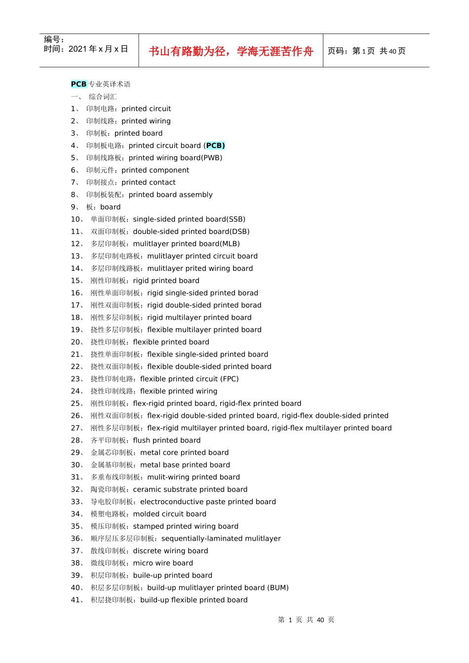 PCB专业术语2703790738_第1页