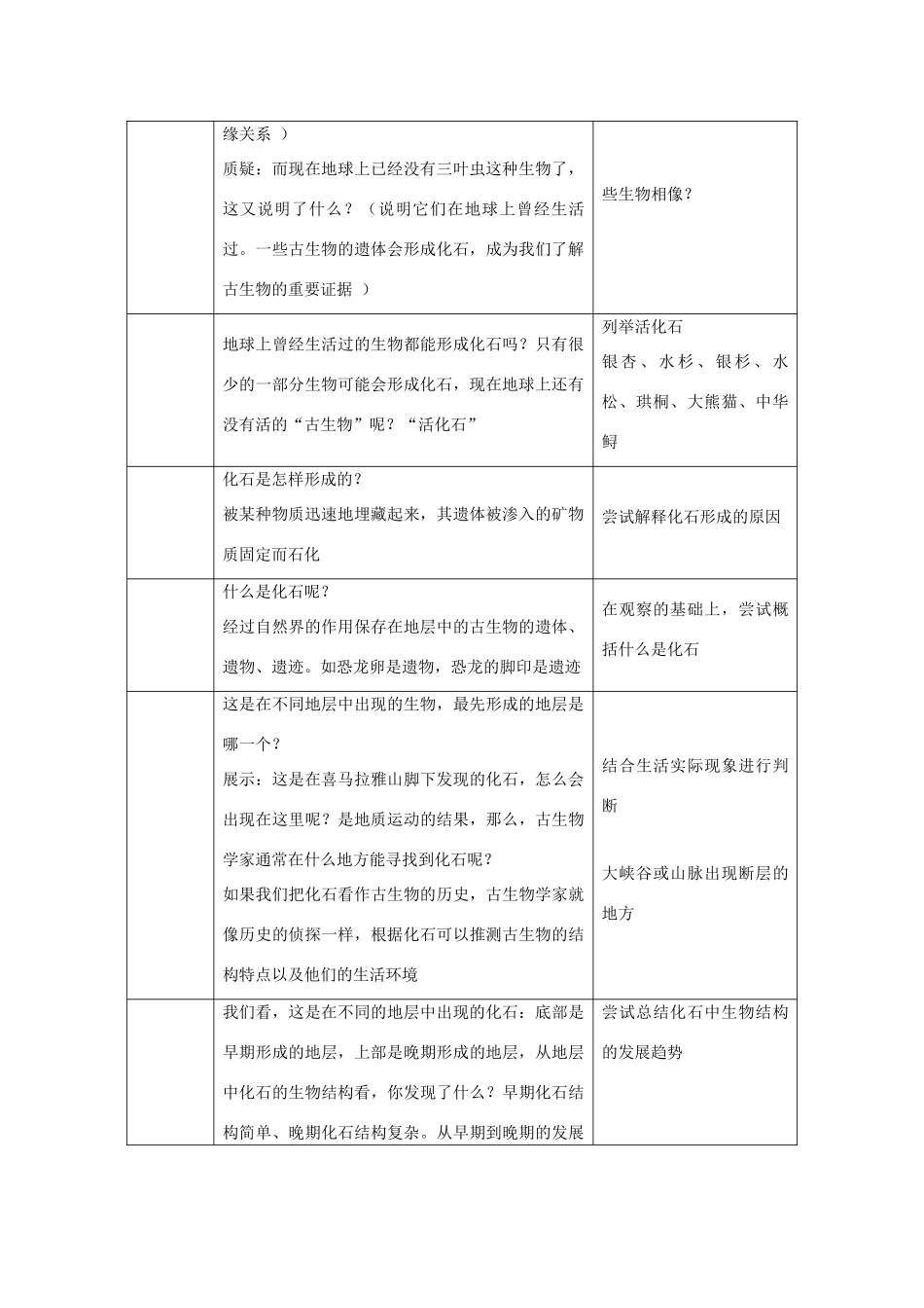 八年级生物下册 第21章 第2节 生物的进化（第1课时）教案 北师大版-北师大版初中八年级下册生物教案_第2页