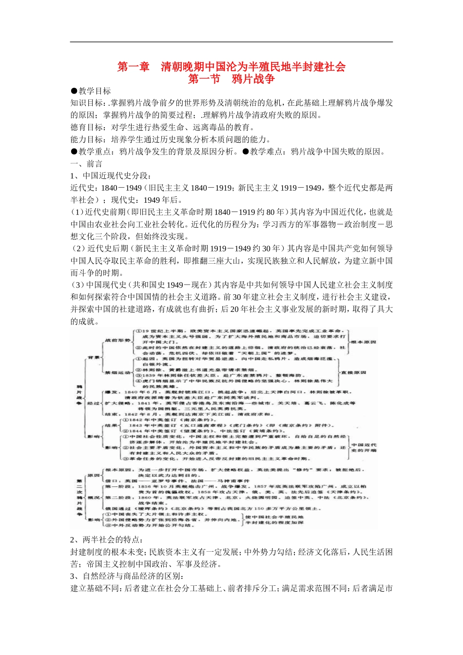 高中历史一轮复习教案鸦片战争_第1页