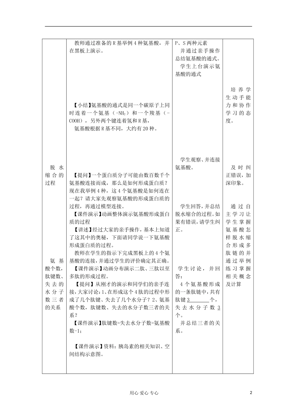 高中化学《有机化合物及生物大分子》教案1 浙教版必修1_第2页