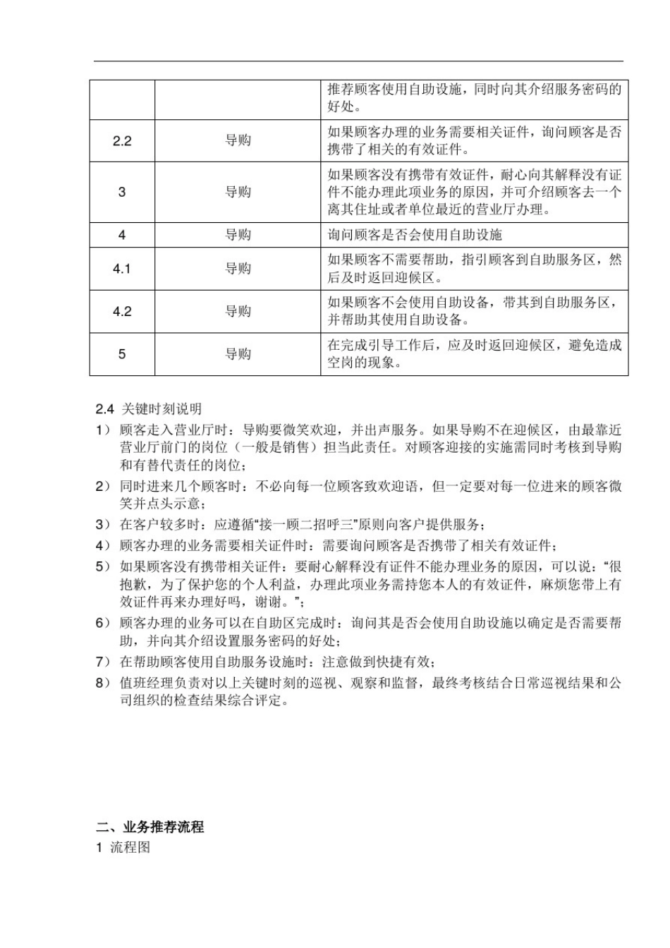中国移动营业厅窗口服务流程手册_第2页