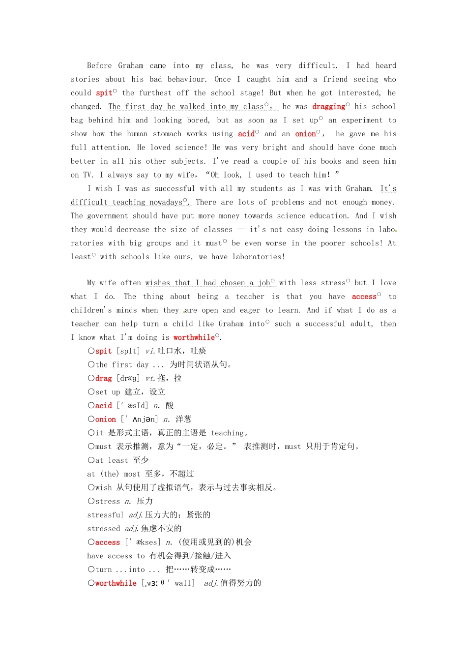 高中英语 Unit 15 Learning Section Ⅲ Lesson 2  Lesson 3—Pre-reading教案（含解析）北师大版必修5-北师大版高二必修5英语教案_第3页