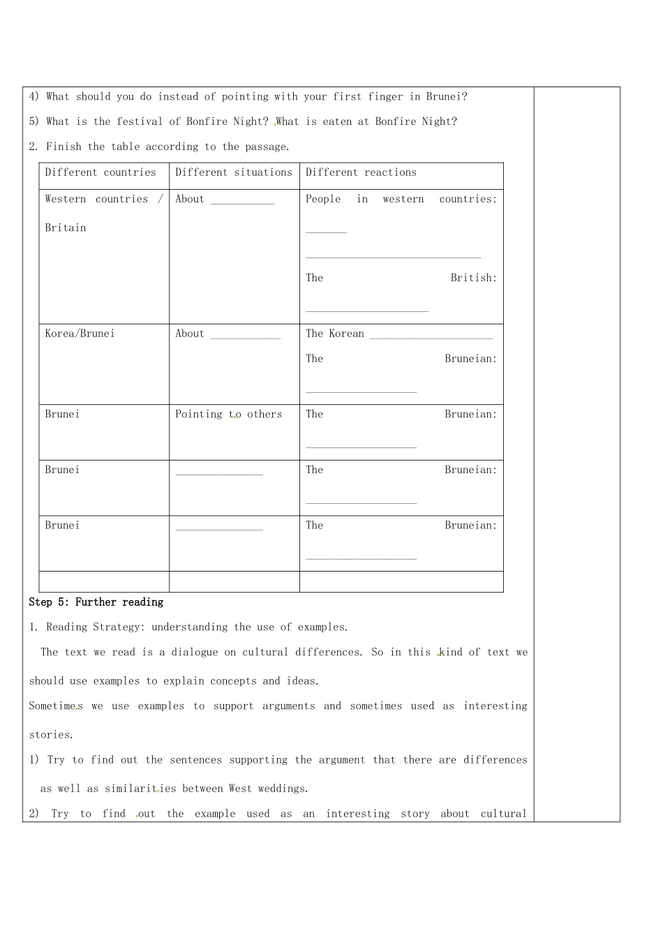 高中英语 Unit 3 Understanding each other教案2 牛津译林版选修6-牛津版高二选修6英语教案_第2页