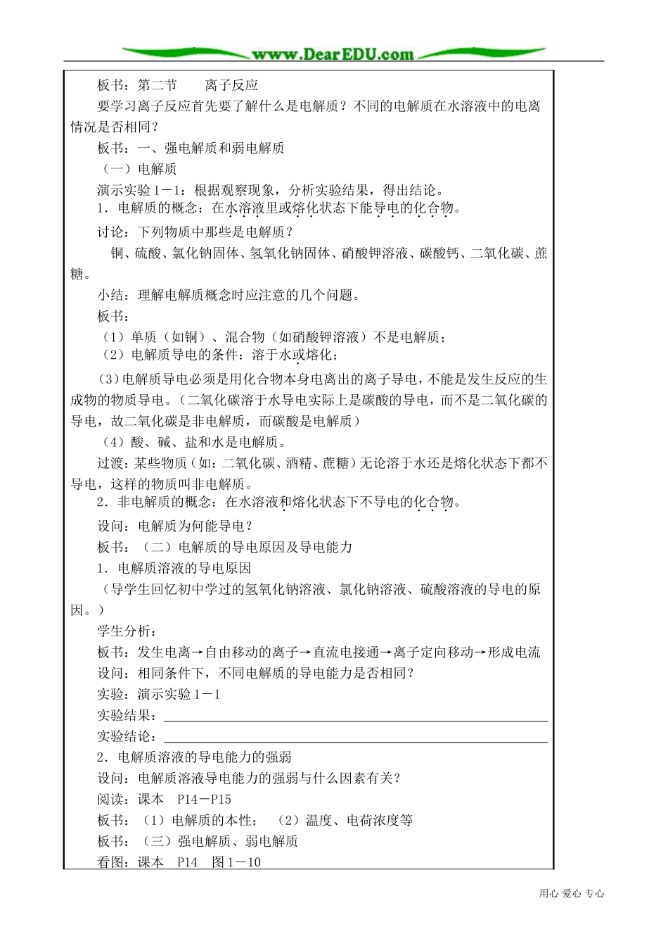 高中化学必修离子反应(1)_第2页