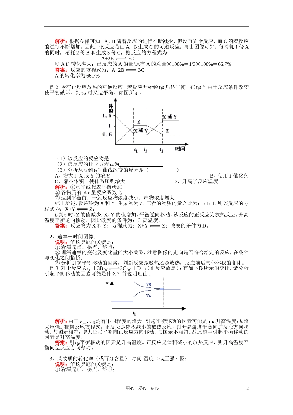 高中化学 化学平衡相图解题技巧讲法教案 新人教版_第2页