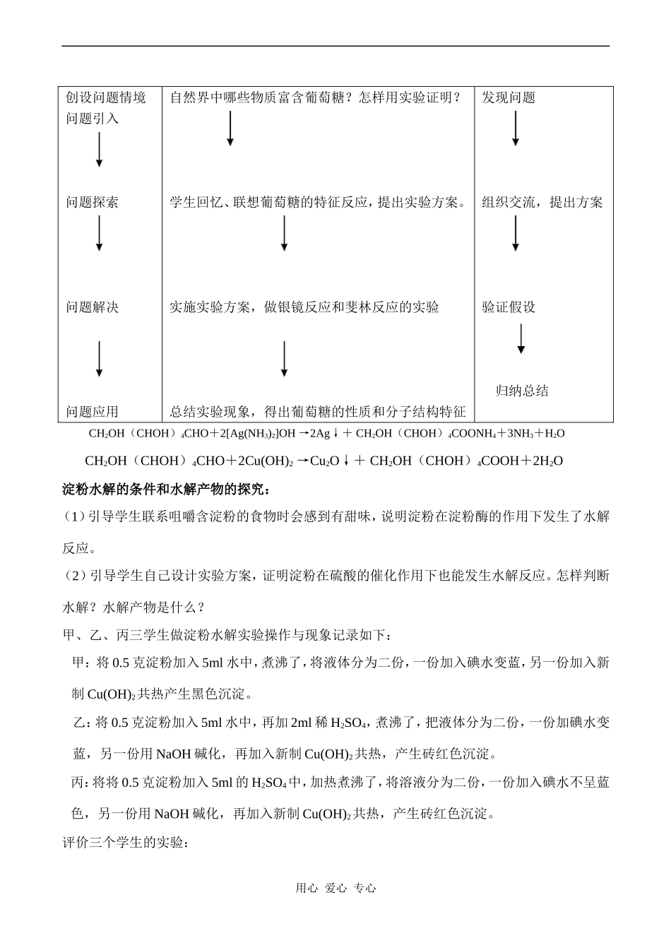 高中化学生命的基础能源-----糖类人教版选修一_第2页