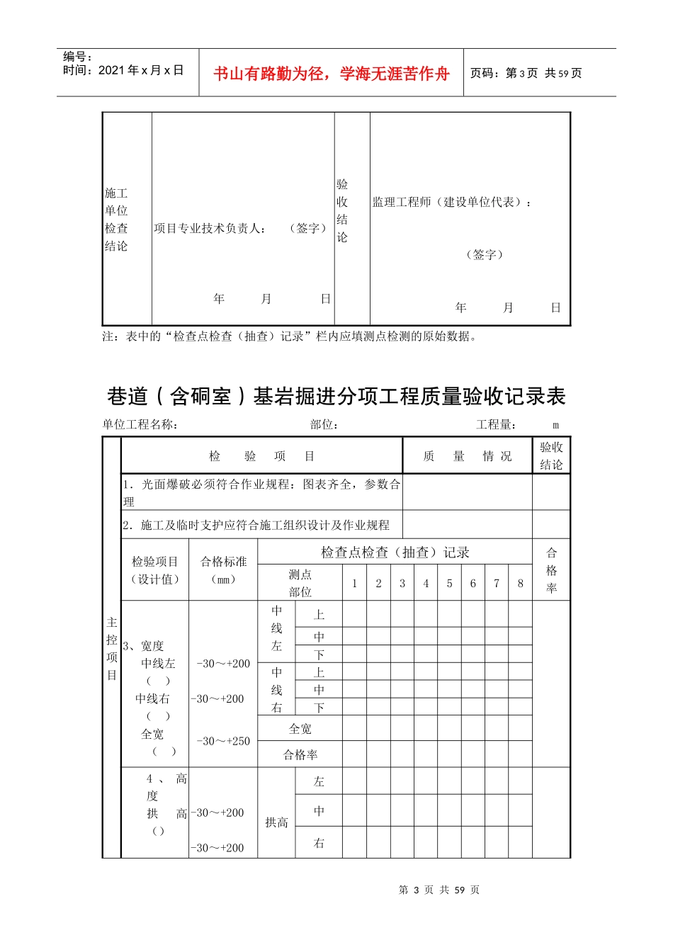 分项工程质量验收记录1-9_第3页