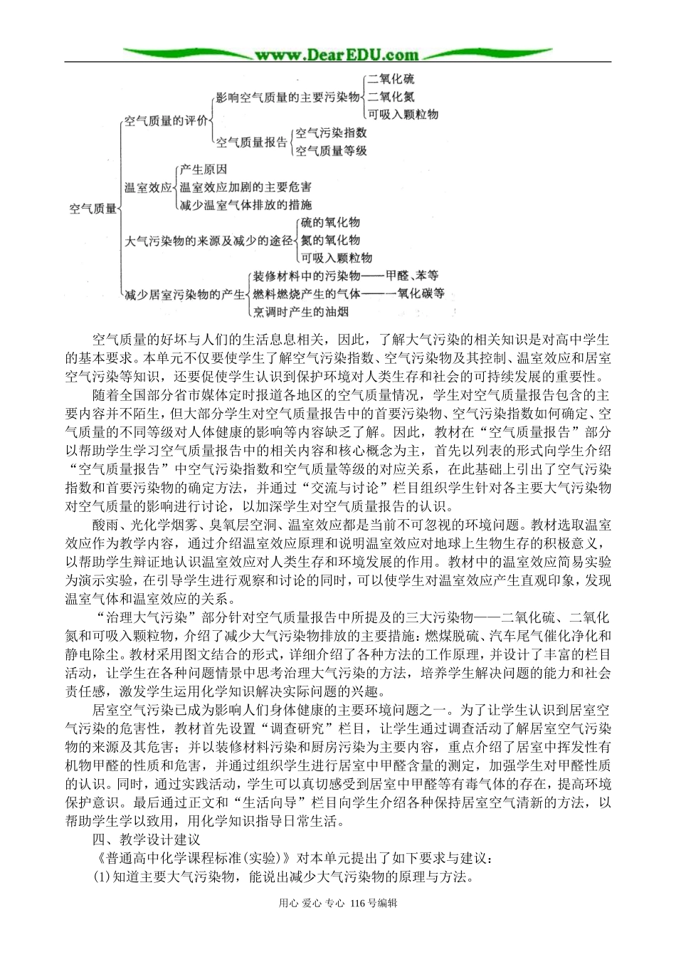 高中化学苏教版选修1 专题1  洁净安全的生存环境_第2页