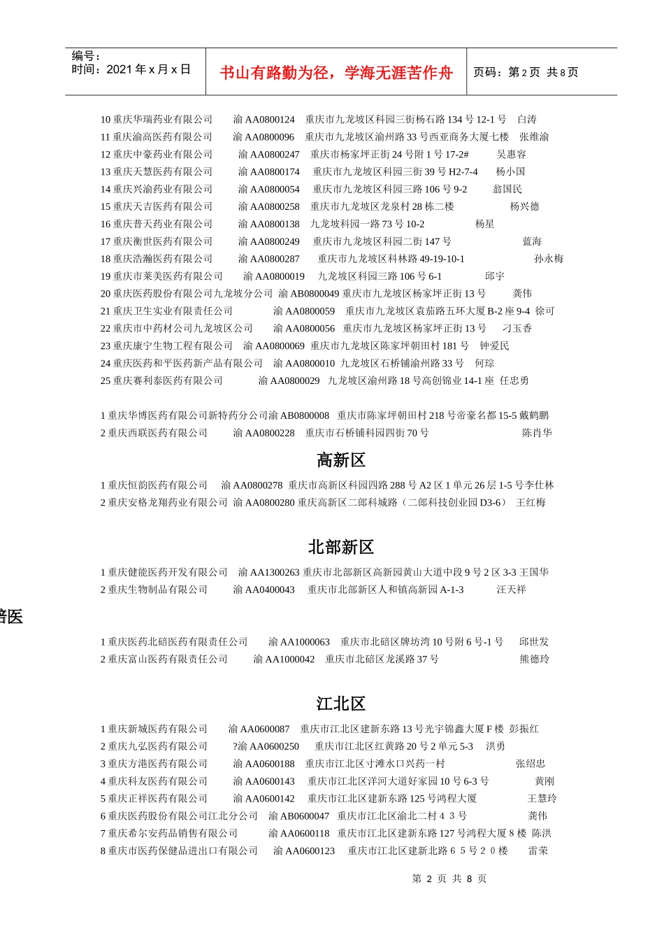 医药公司分区_第2页