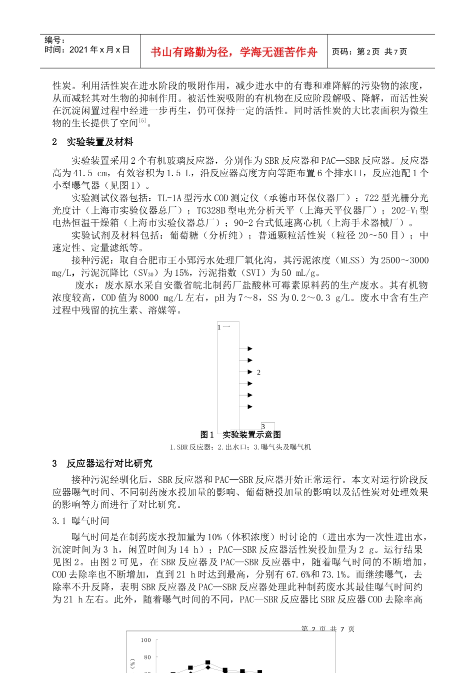 SBR、PAC-SBR反应器处理制药废水对比研究_第2页