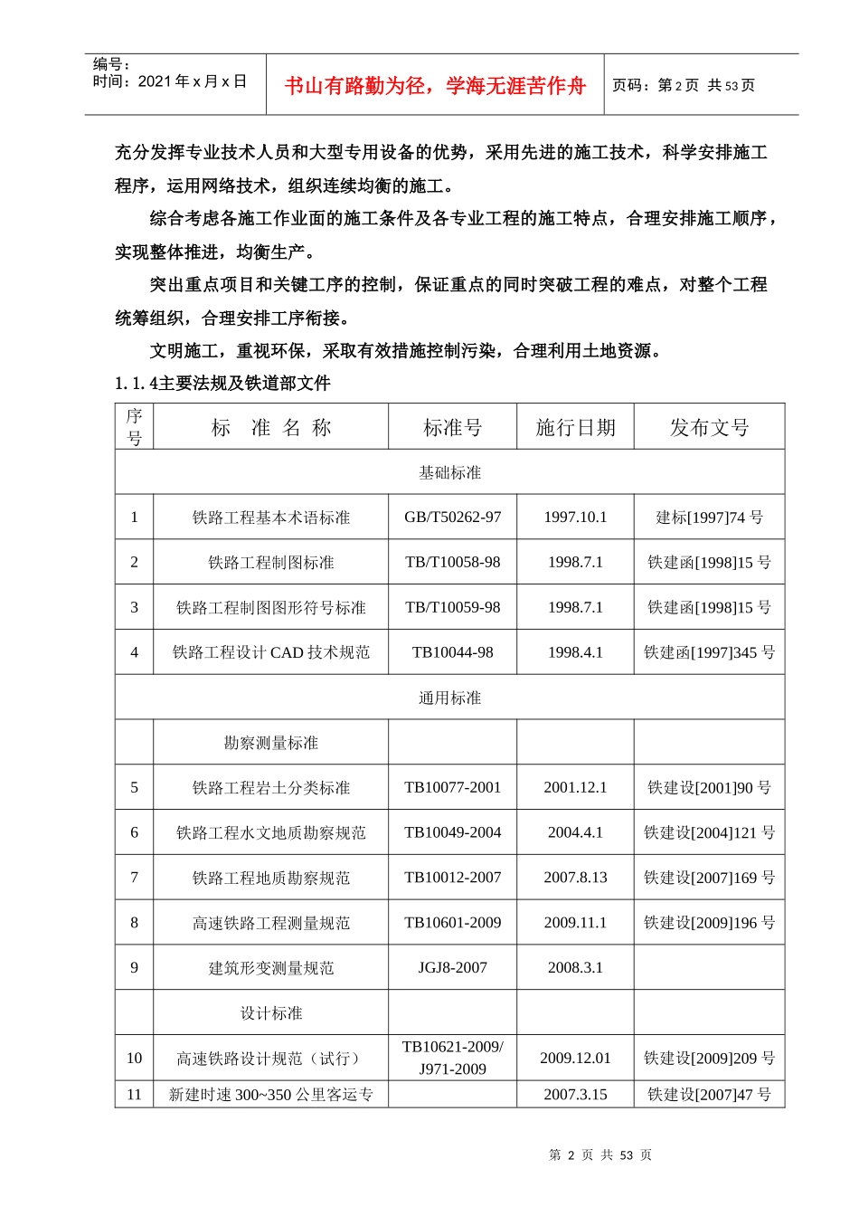 [湖南]新建铁路客运专线站房工程全套施工组织设计(3座_第2页