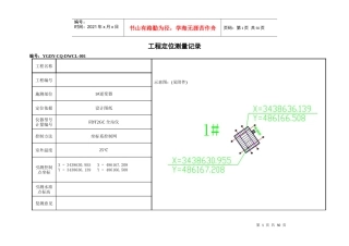 光伏电站工程定位测量记录（DOC45页）