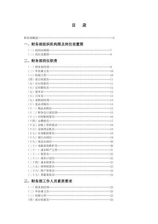 XX酒店财务部管理实务（DOC 155）