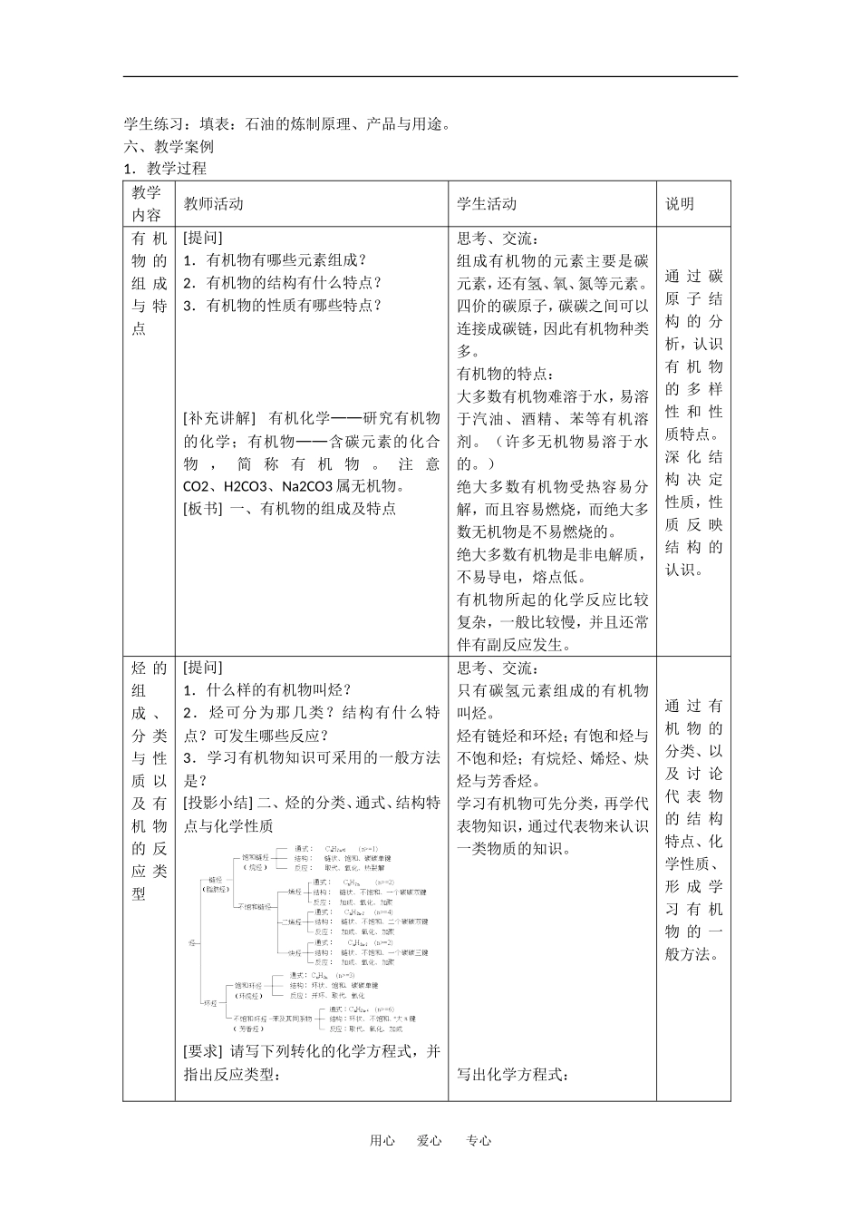 高中化学：11.4 一种特殊的碳氢化合物——苯 教案（第3课时）（沪科版高二第二学期）_第2页