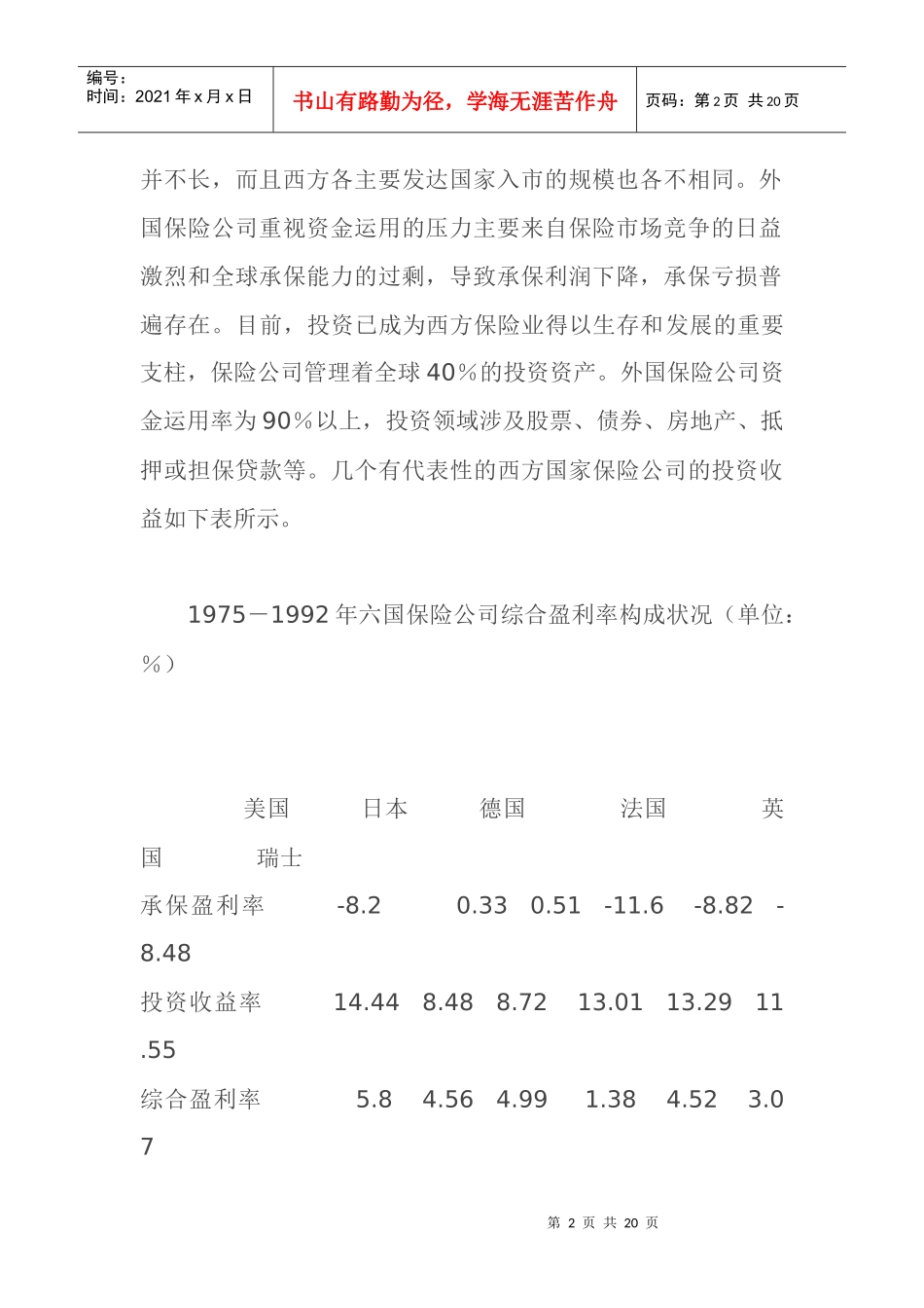 保险资金入市热点中的冷思考(doc 18)_第2页