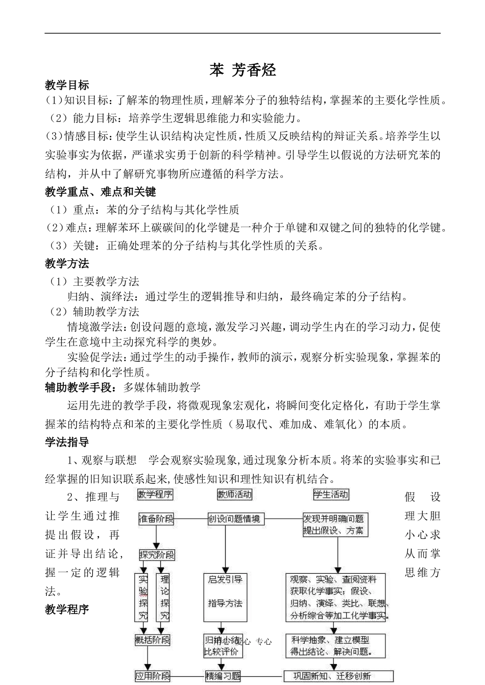高中化学苯 芳香烃新人教版选修五_第1页
