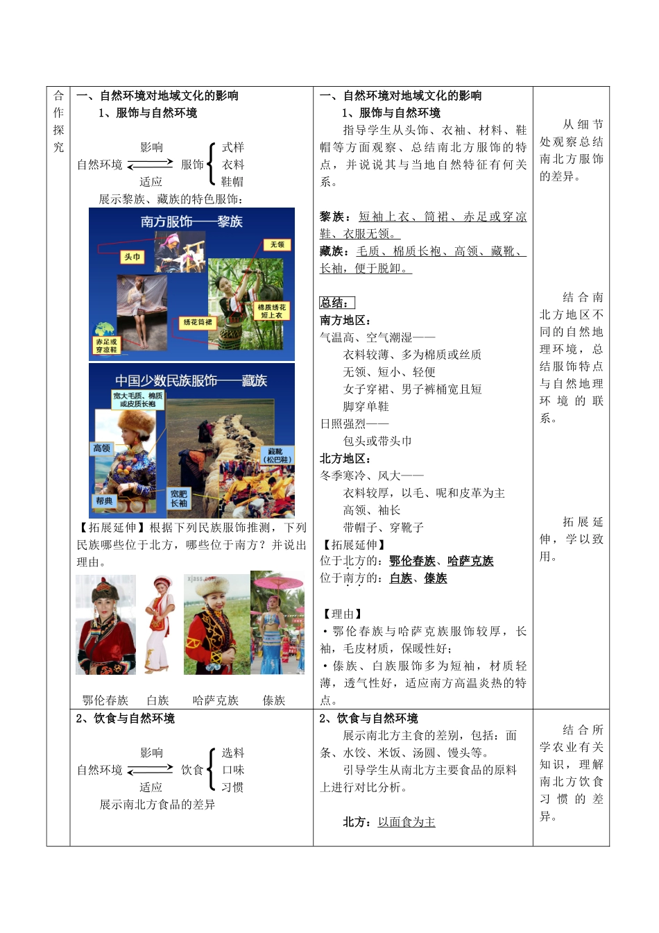 八年级地理上册 第4章 第4节繁荣地方特色文化教案 （新版）商务星球版-（新版）商务星球版初中八年级上册地理教案_第3页