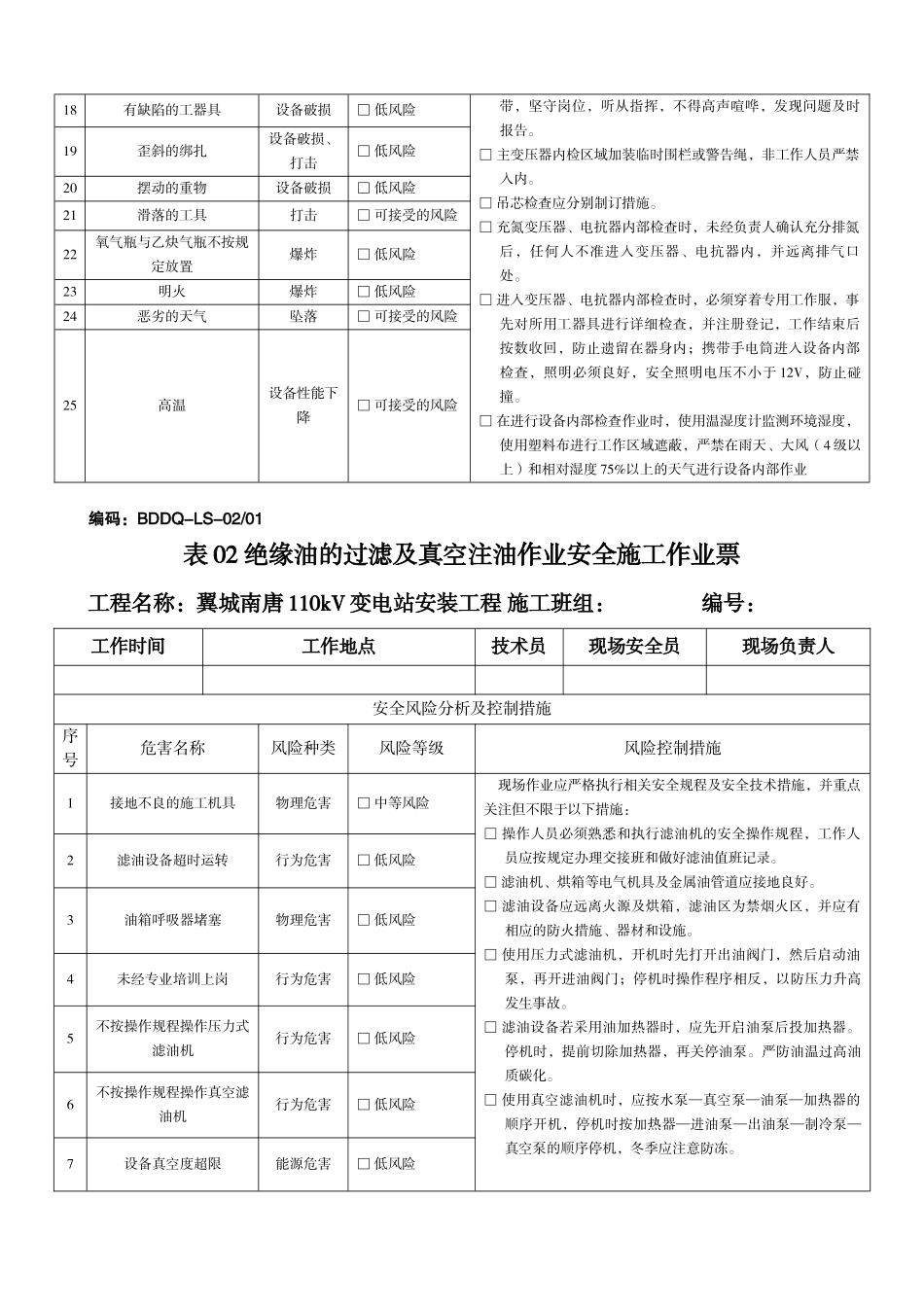 (电气)电网工程安全施工作业票最新修订版(最后定稿)_第3页