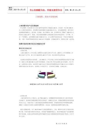 【房地产精品文档】全国各地别墅市场2