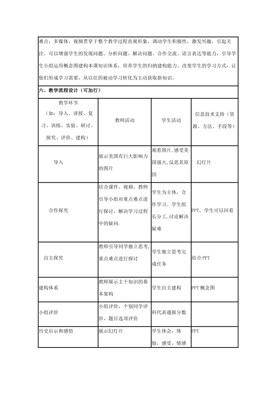 高中历史 第9课 北美大陆上的新体制教案31 岳麓版必修1-岳麓版高一必修1历史教案_第2页