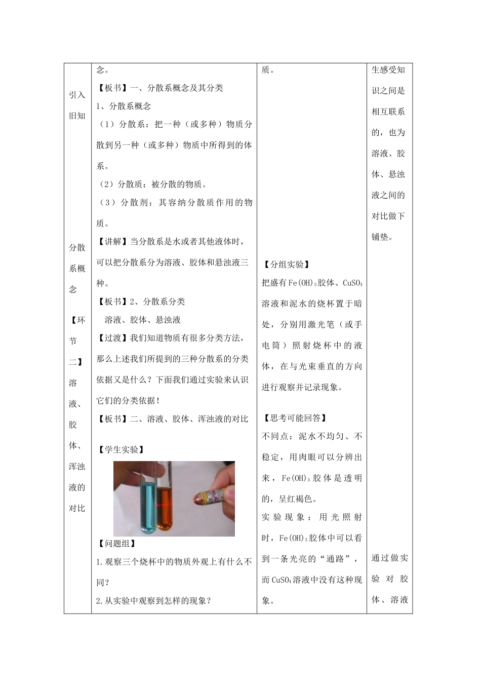 高中化学《物质分类》第2课时教学设计-人教版高中全册化学教案_第3页