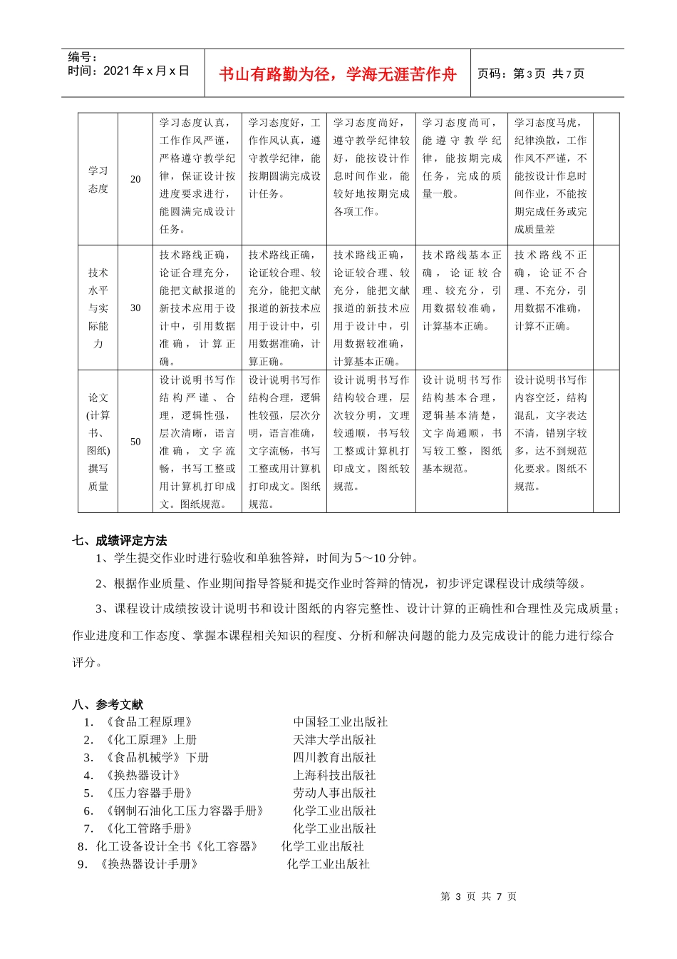 《化工原理课程设计》指南_第3页