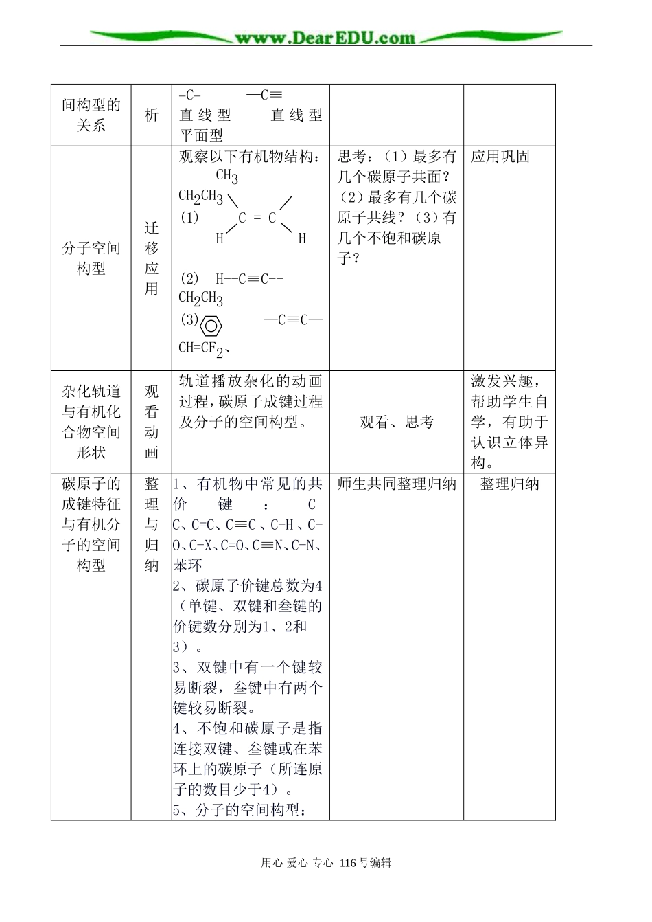 高中化学新人教选修5 有机化合物的结构特点 第1课时1_第3页