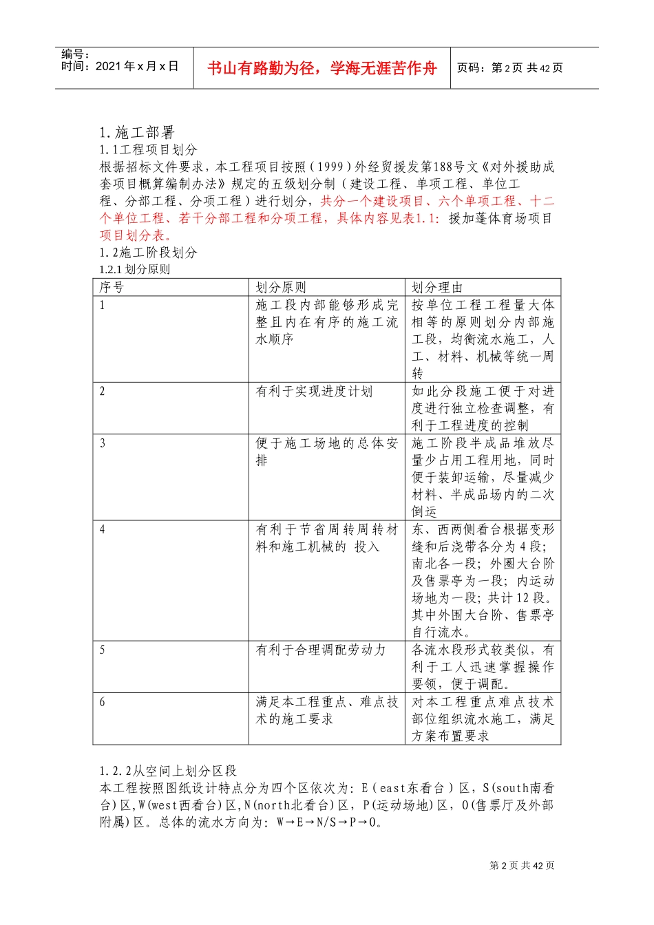 体育场施工组织设计大纲(DOC51页)_第2页