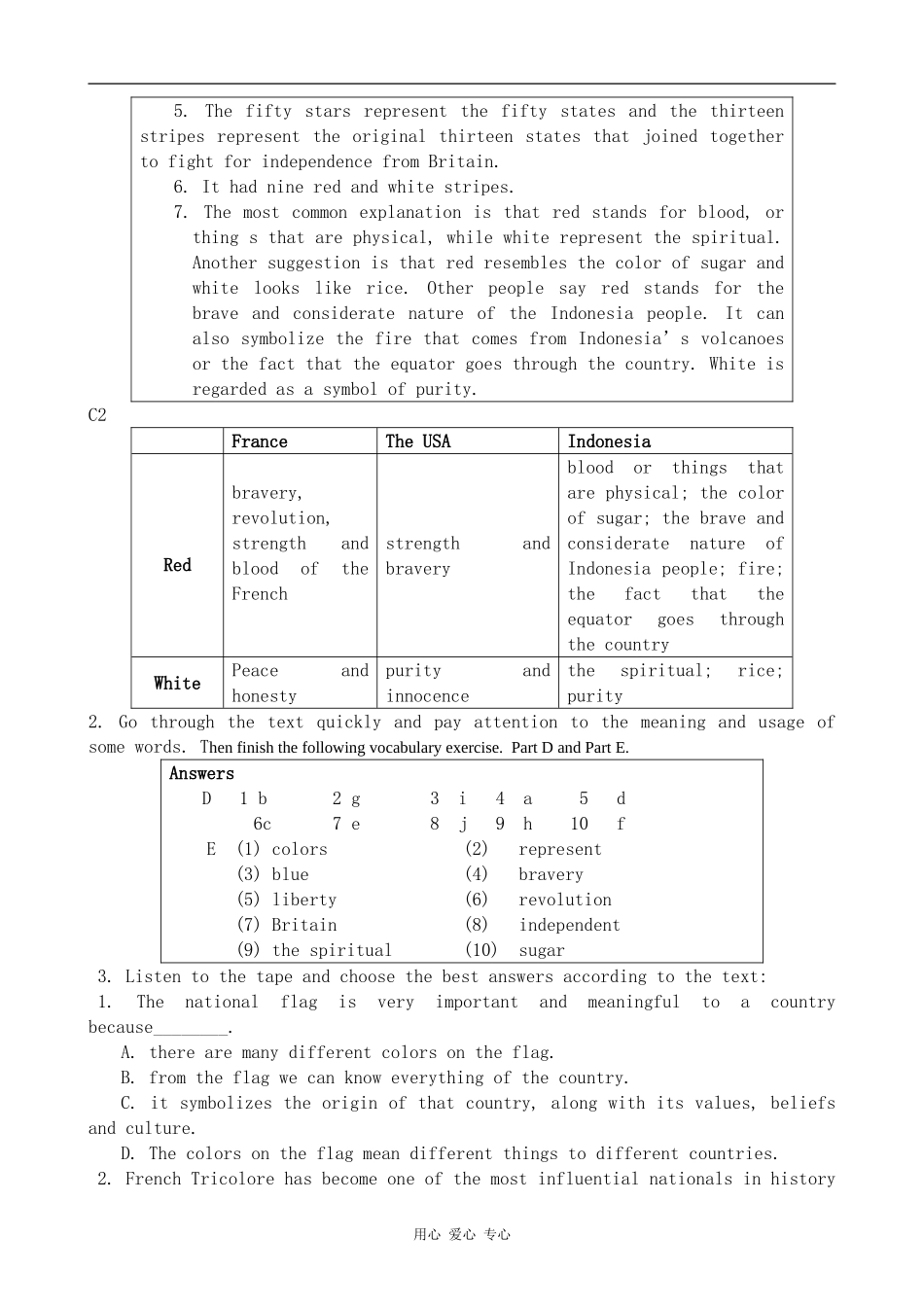高中英语Unit3 The meaning of colour--Reading1牛津版选修9_第3页