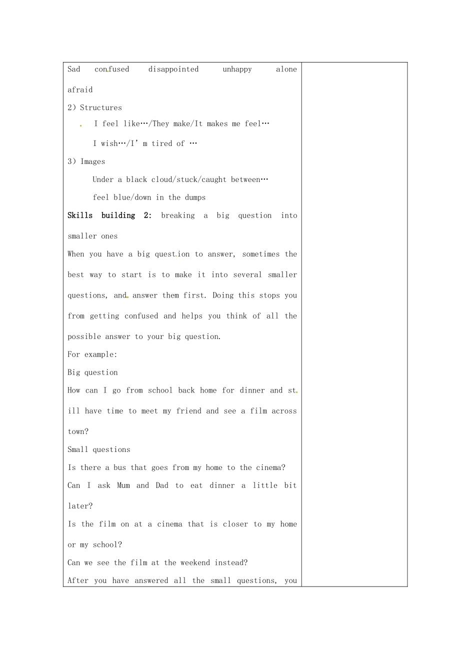 高中英语《Unit2 What is happiness to you》Task教案 牛津译林版选修6-牛津版高二选修6英语教案_第2页