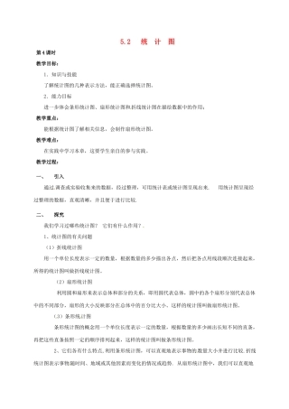 湖南省益阳市第六中学七年级数学上册 5.2 统计图教案1 湘教版