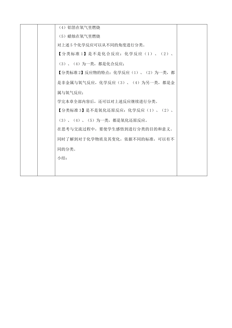 高中化学上学期《物质的分类》教学设计-人教版高中全册化学教案_第3页