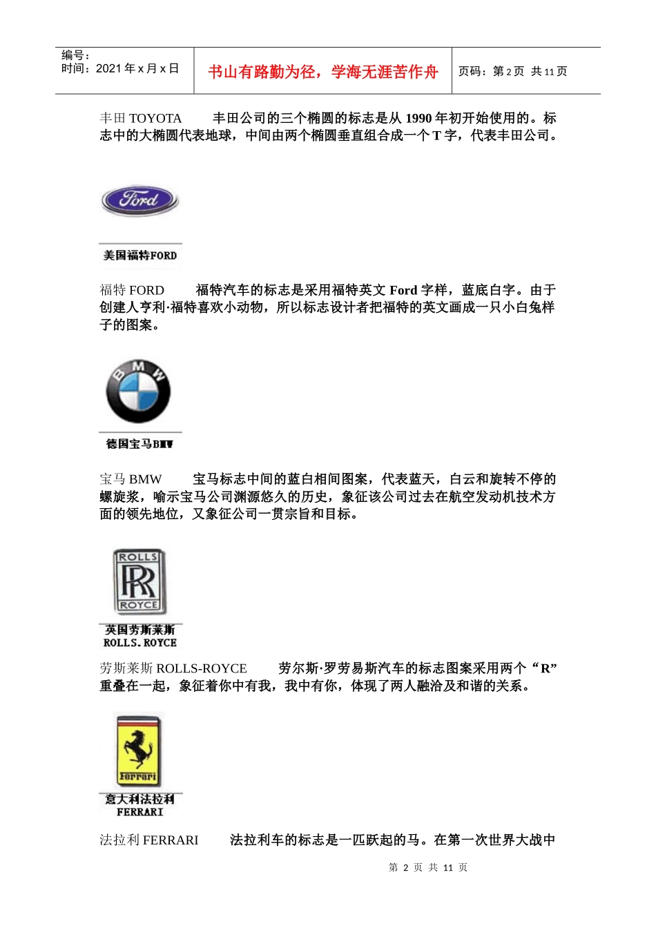 【汽车标志大全】_第2页