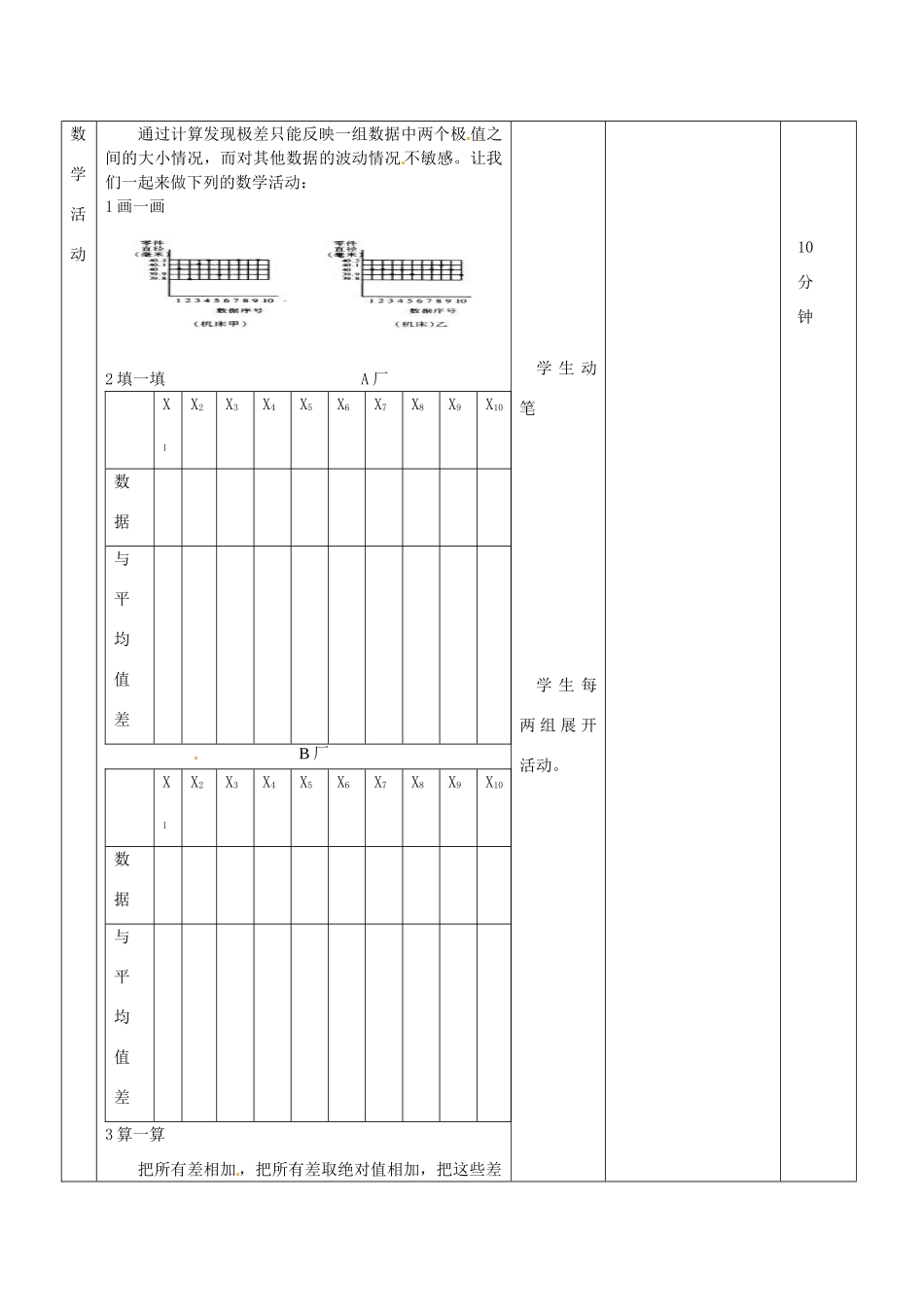 江苏省九年级数学上册 2.2方差与标准差教案 苏科版_第3页
