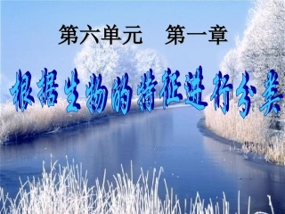 八年级生物尝试对生物分类新人教版