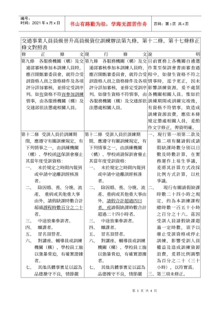 交通事业人员员级晋升高员级资位训练办法第九条