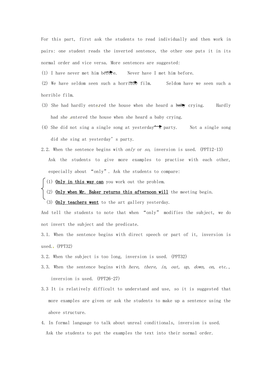 高中英语 Unit3 Grammar and usage教案 牛津译林版选修8-牛津版高二选修8英语教案_第2页