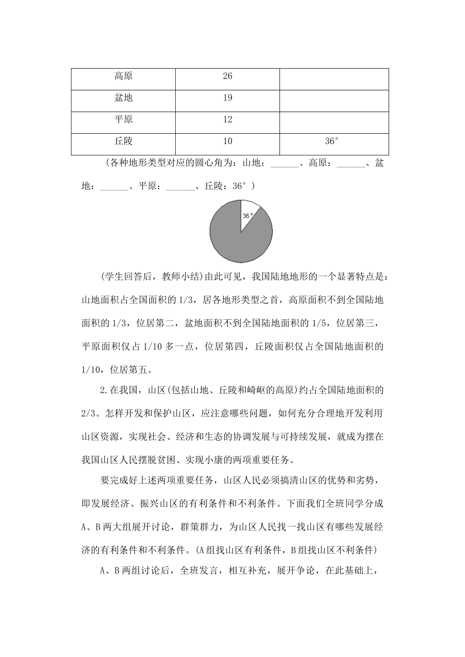 第二章 第一节 地势和地形（第三课时）_第2页