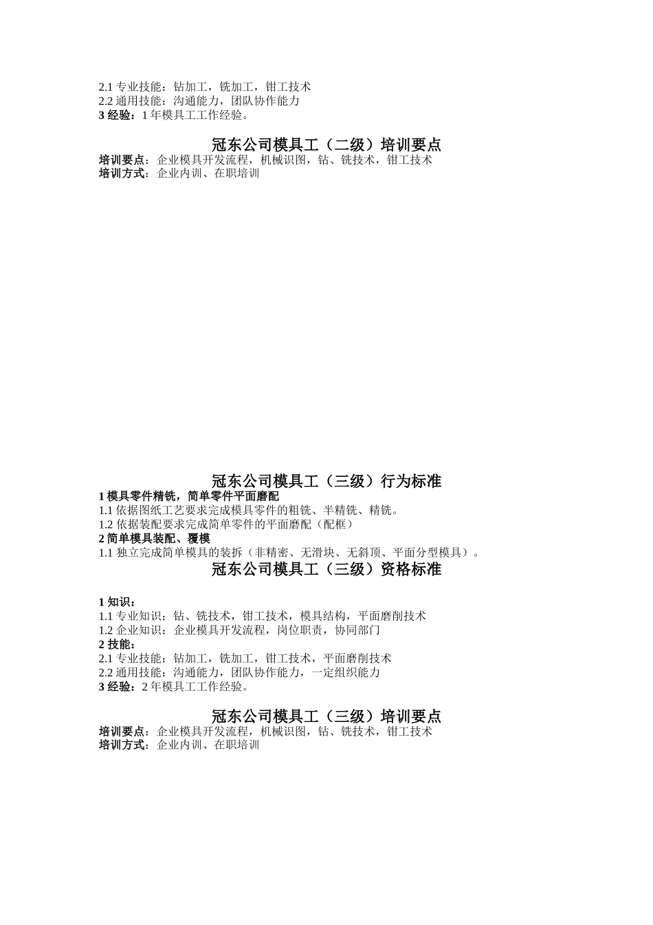 冠东公司模具工行为标准_第2页