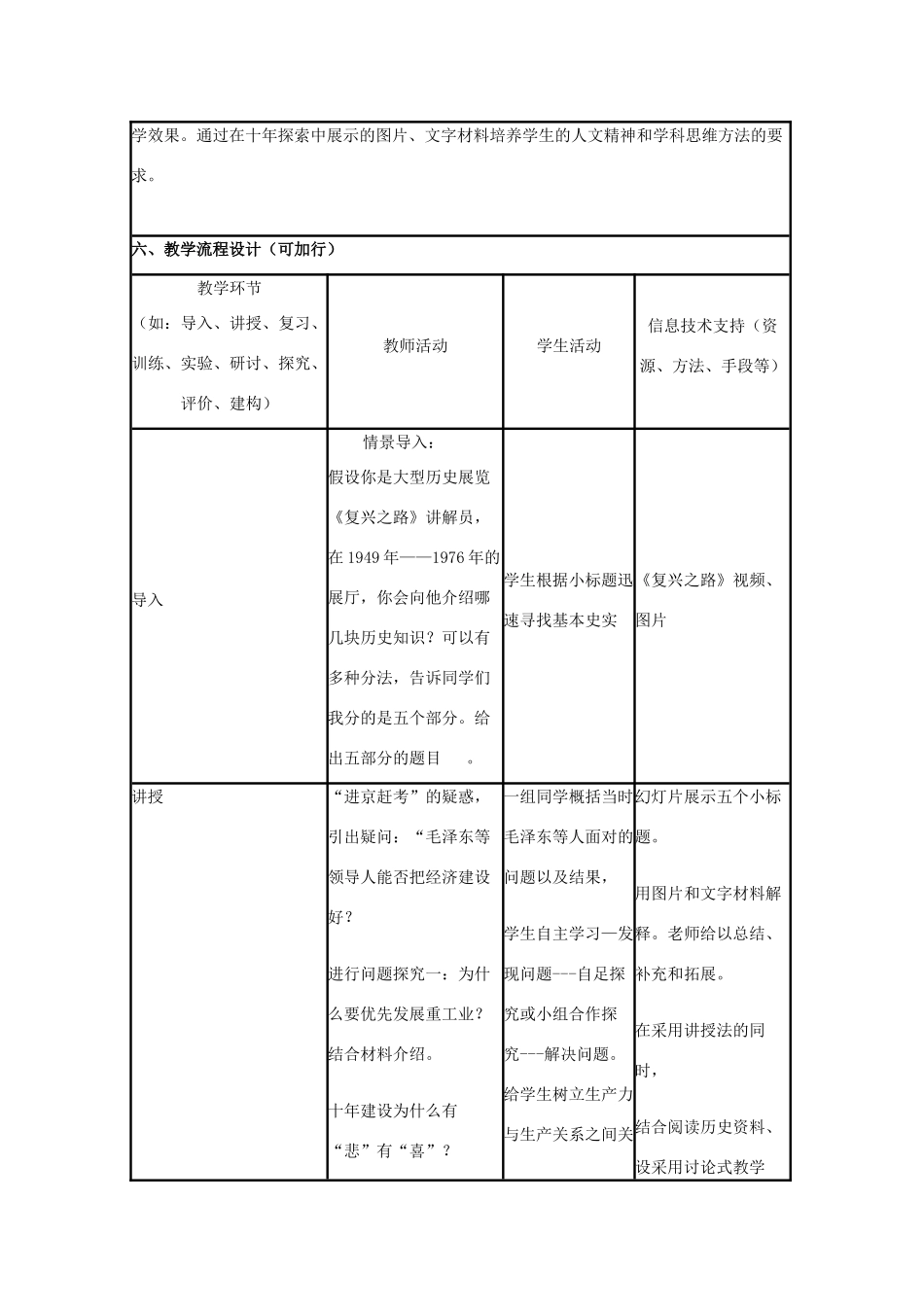 高中历史 第18课 中国社会主义经济建设的曲折发展教案2 岳麓版必修2-岳麓版高一必修2历史教案_第2页