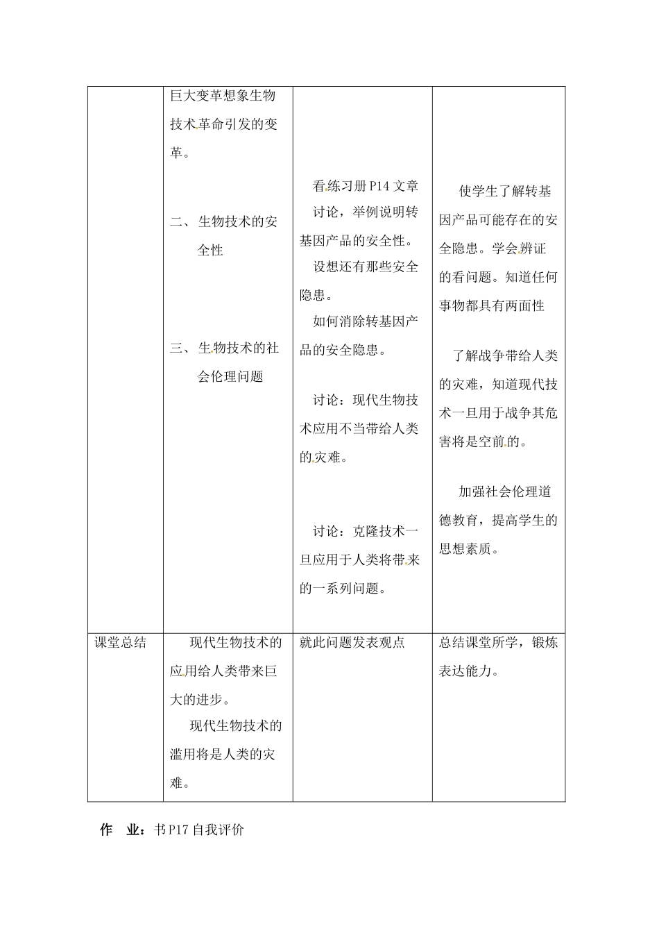 八年级生物下册212 关注生物技术（教案）苏教版_第2页