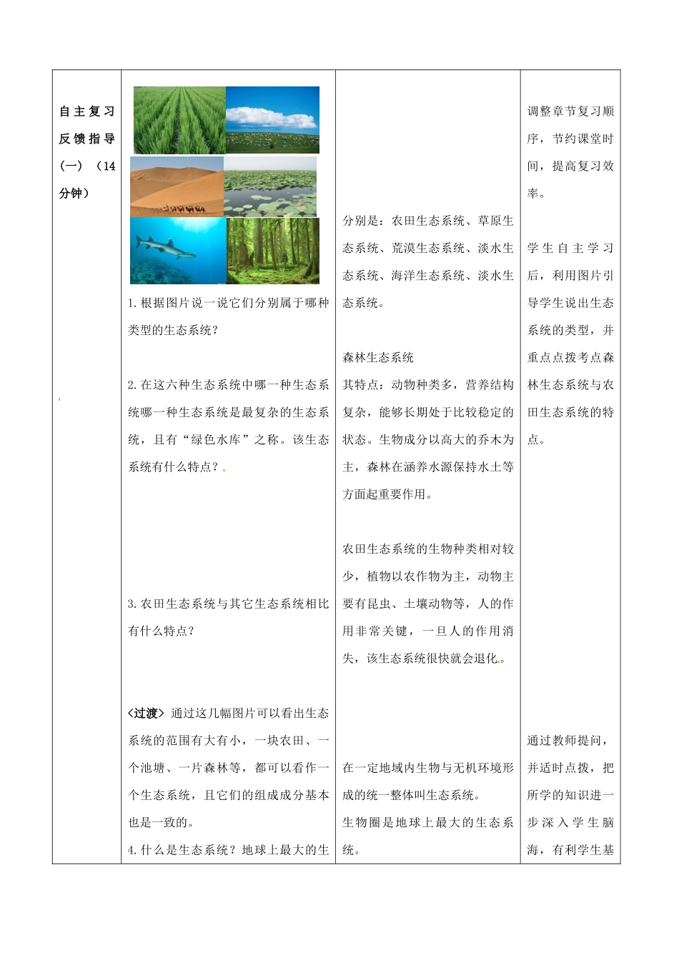 八年级生物下册 生态系统复习教案2 济南版_第3页
